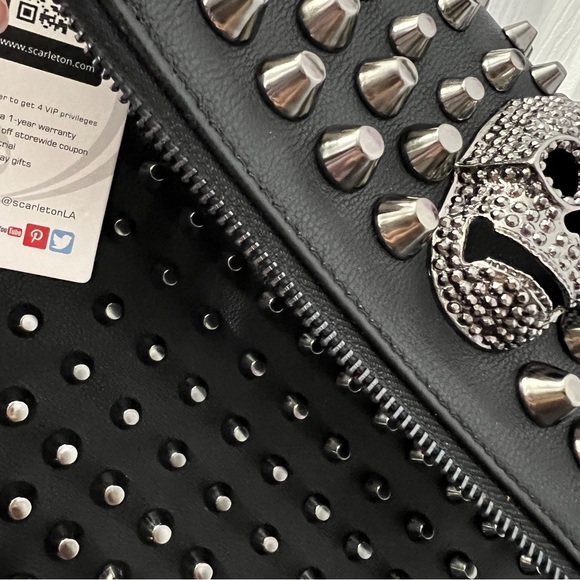 Scarleton Vegan Leather Studded Crossbody - Picture 7 of 12